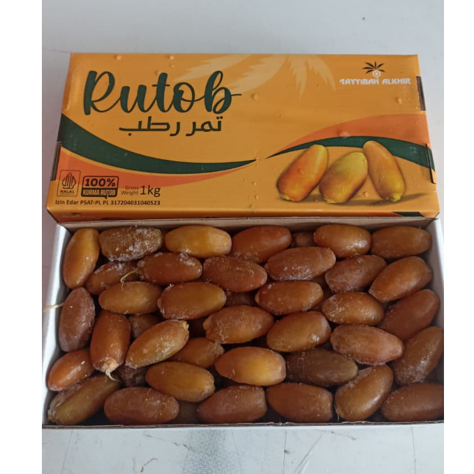 Kurma Muda Ruthab Libya 1Kg Fresh Ruthob Luxury Dates / kurma Basah