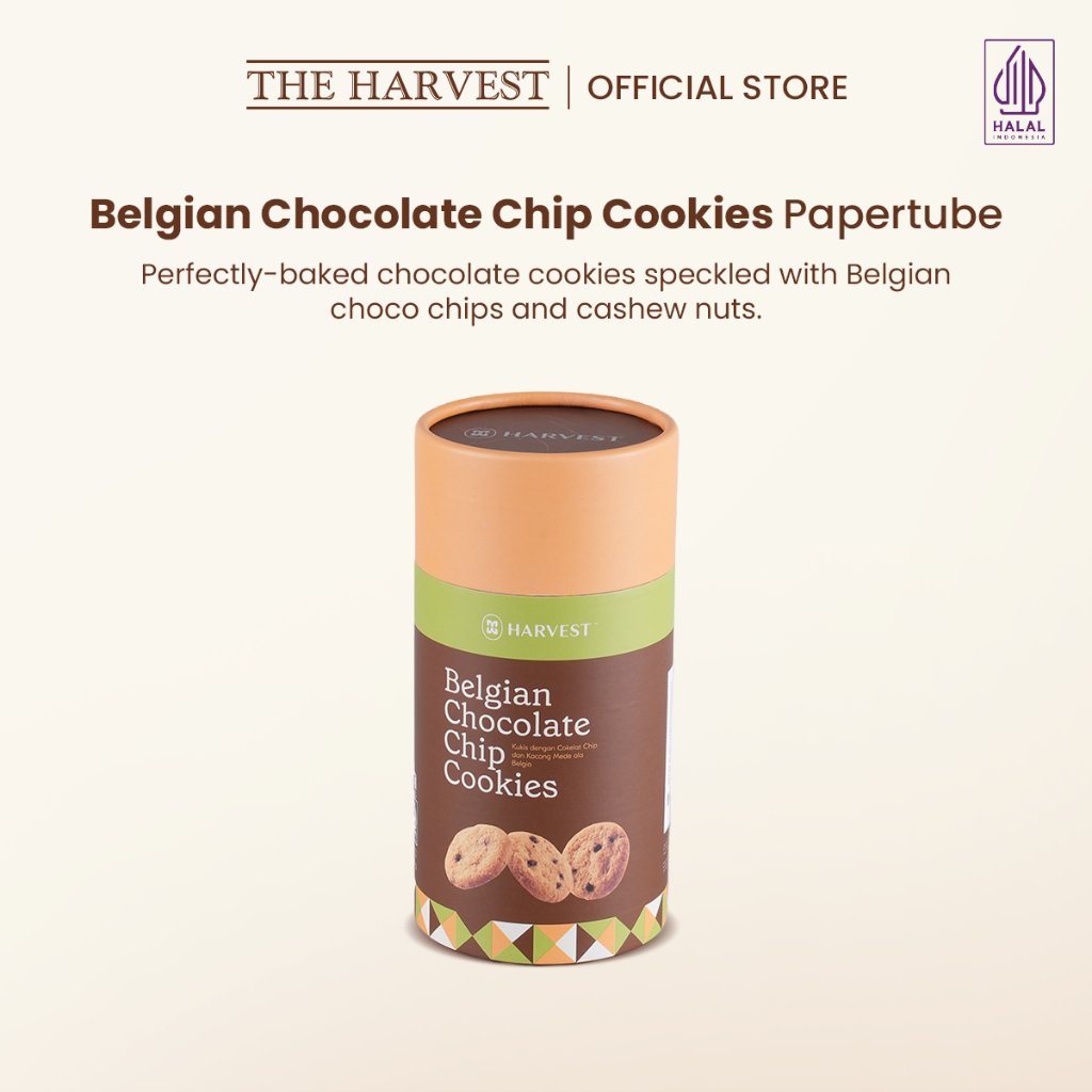 Belgian Chocolate Chip Cookies Papertube