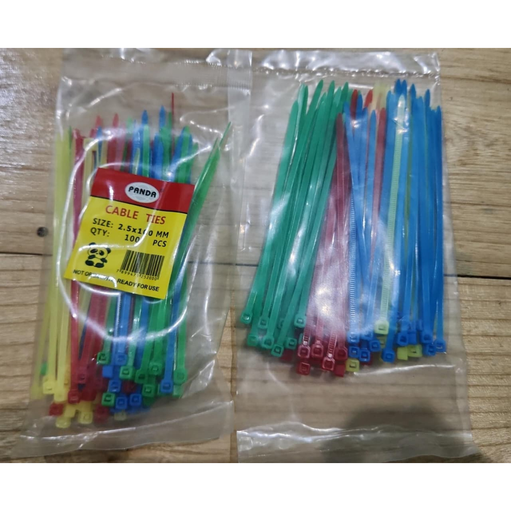 Kabel Ties Warna-Warni 2,5x100mm Multi Colour Tie Cable