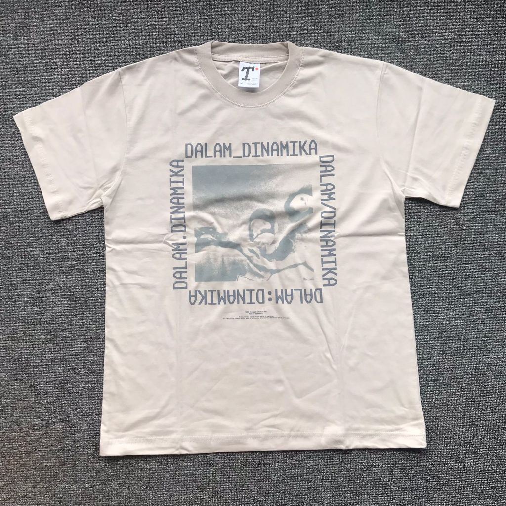 Kaos Band PERUNGGU - DALAM DINAMIKA COVER Cream Official Merchandise