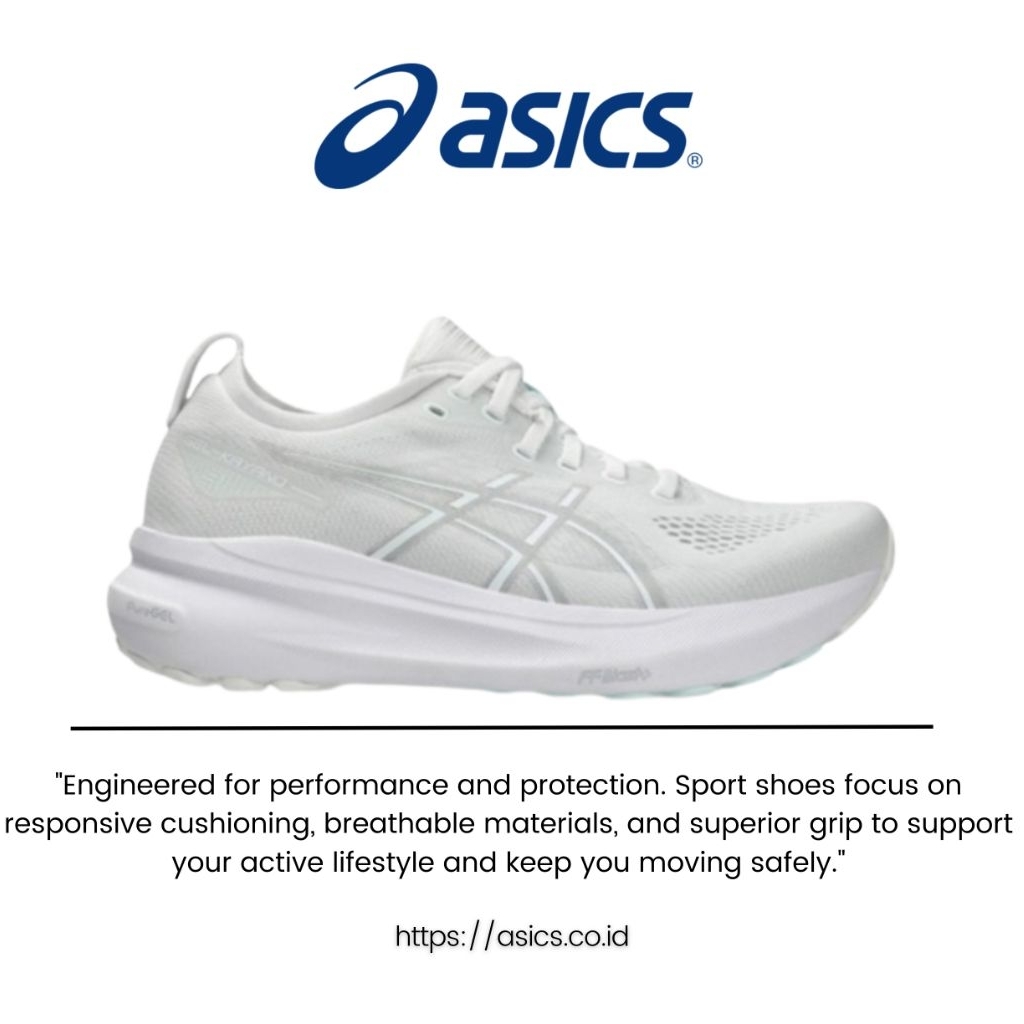 Sepatu Running Asics Gel Kayano 31 White Original