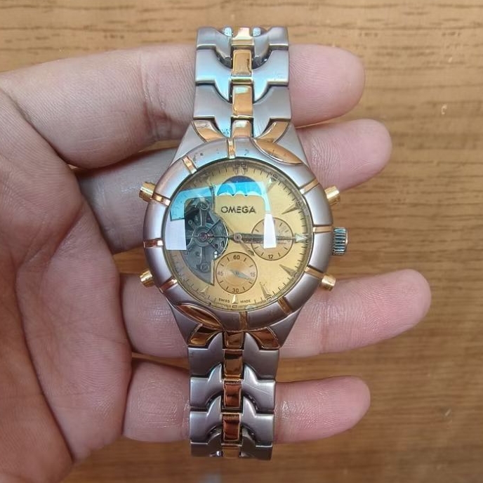 Jam tangan automatik omega moon phase