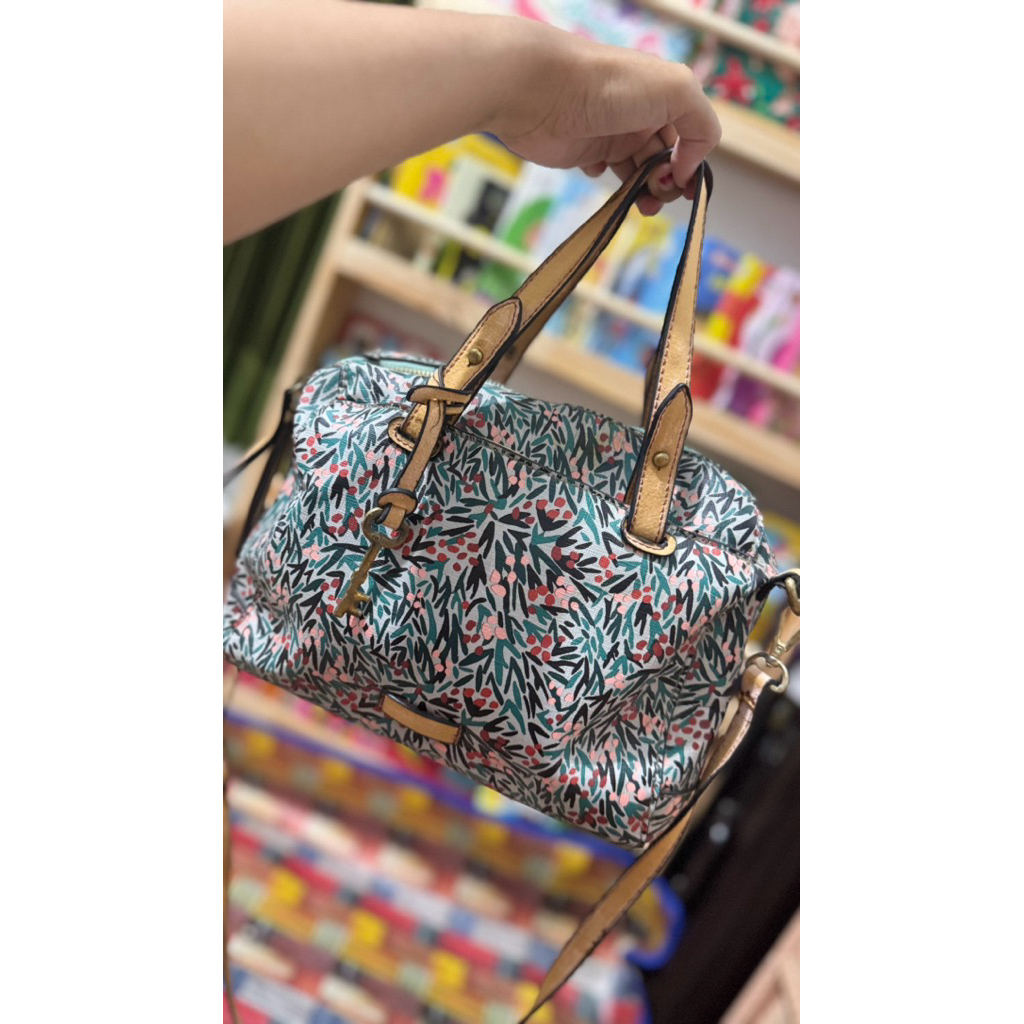 Ocil Rachel Satchel Floral - Tas Second/Tas Preloved/Tas Branded Preloved