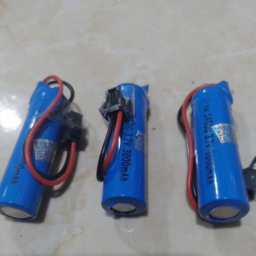 Baterai mainan cas 3000mAh 3,7 volt
