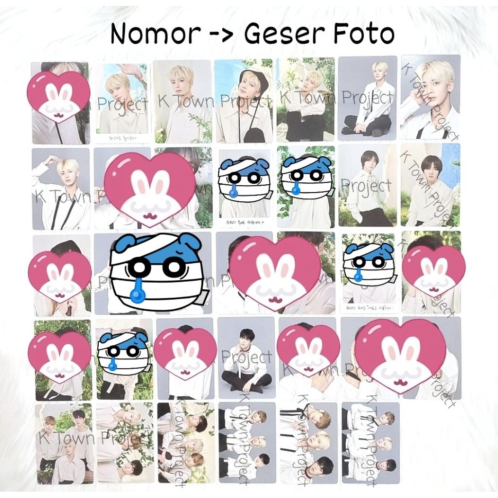 [READY - CLEARANCE SALE] TXT ACT:BOY ACT BOY CONCERT MINI PHOTOCARD SET SPECIAL GIFT CARD YEONJUN SO