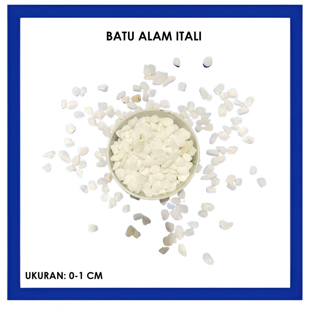 Batu italy salju/ Batu Alam untuk Aquascape/ Akuarium Batu Italy Putih