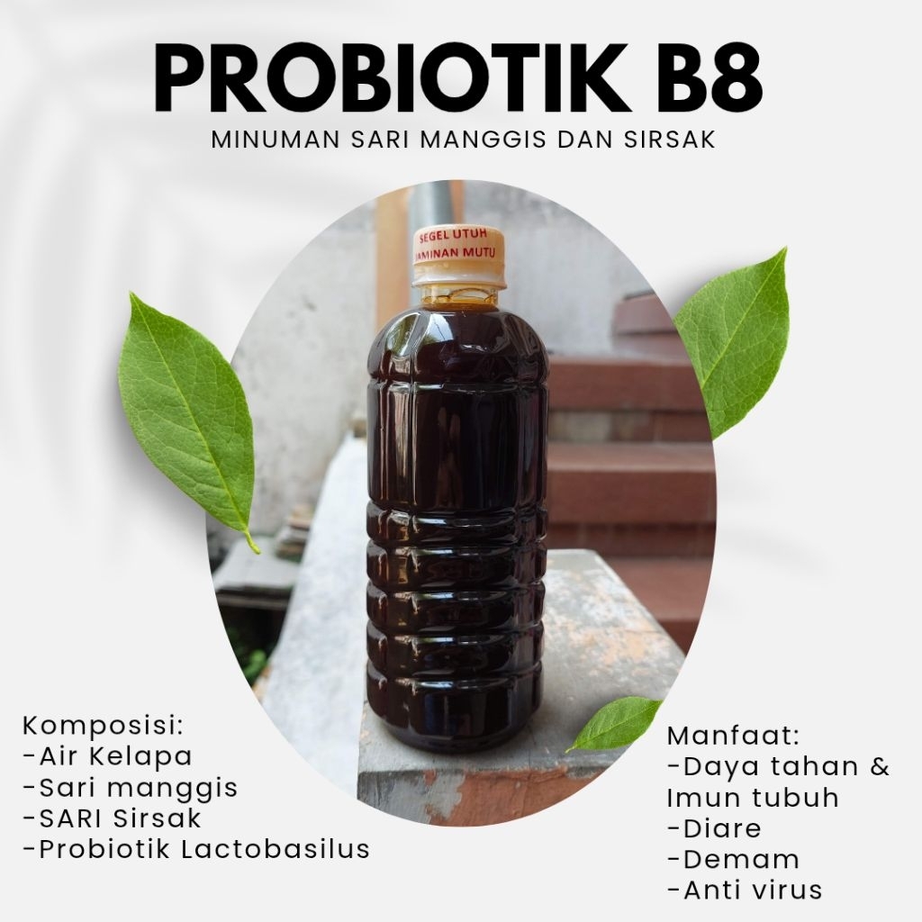 PROBIOTIK B8/G8 500ML,Prof sukardi