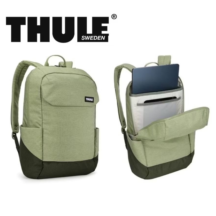 Thule Lithos Tas Laptop Backpack 20L TLBP216 – Quiet Green