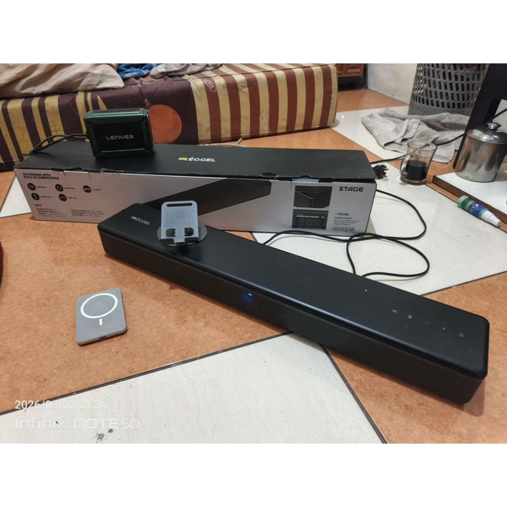 EGGEL Stage soundbar built in subwoofer