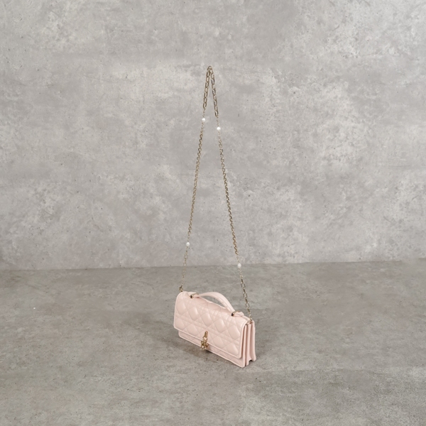 Tas CD MY DIOR MINI PINK CANNAGE LAMBSKIN CHAIN SHOULDER BAG 100% ORIGINAL