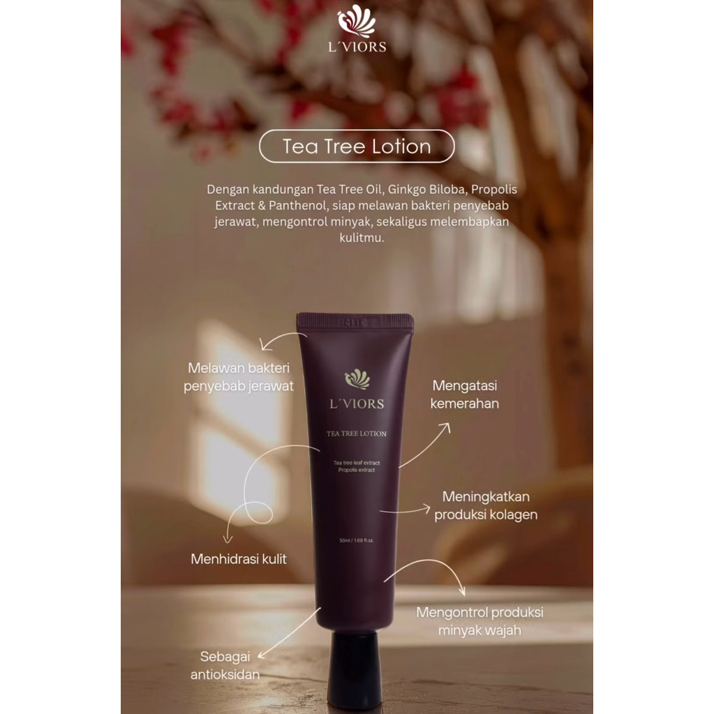 L'VIORS TEA TREE LOTION