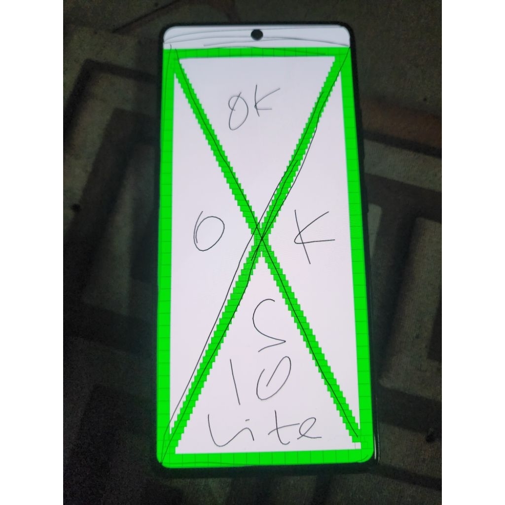 LCD samsung S10 lite original copotan mulus normal