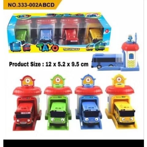 Mainan Bus Tayo Garasi / Tayo Garasi Pelontar / Mainan Anak