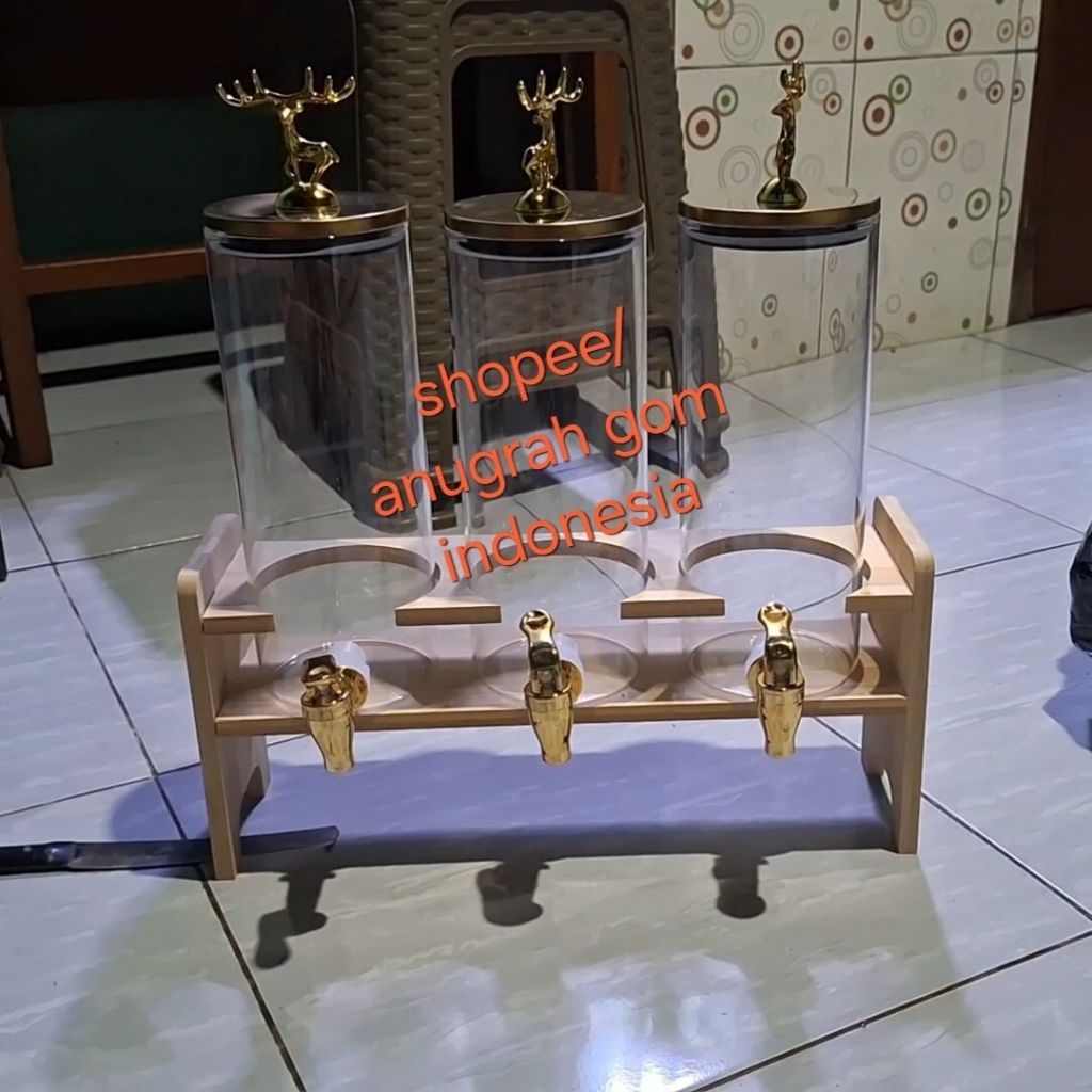 botol ginseng kaca 5,5 L import