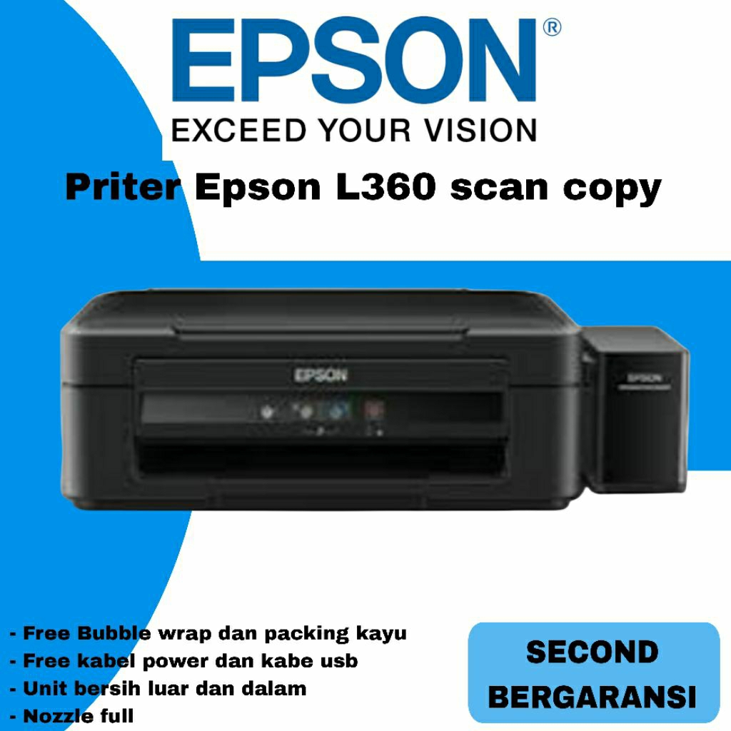 PRINTER EPSON L360 SCAN COPY SECOND