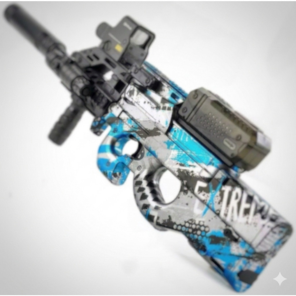 Mainan Watergel WGG P90 Elektrik Otomatis 63cm