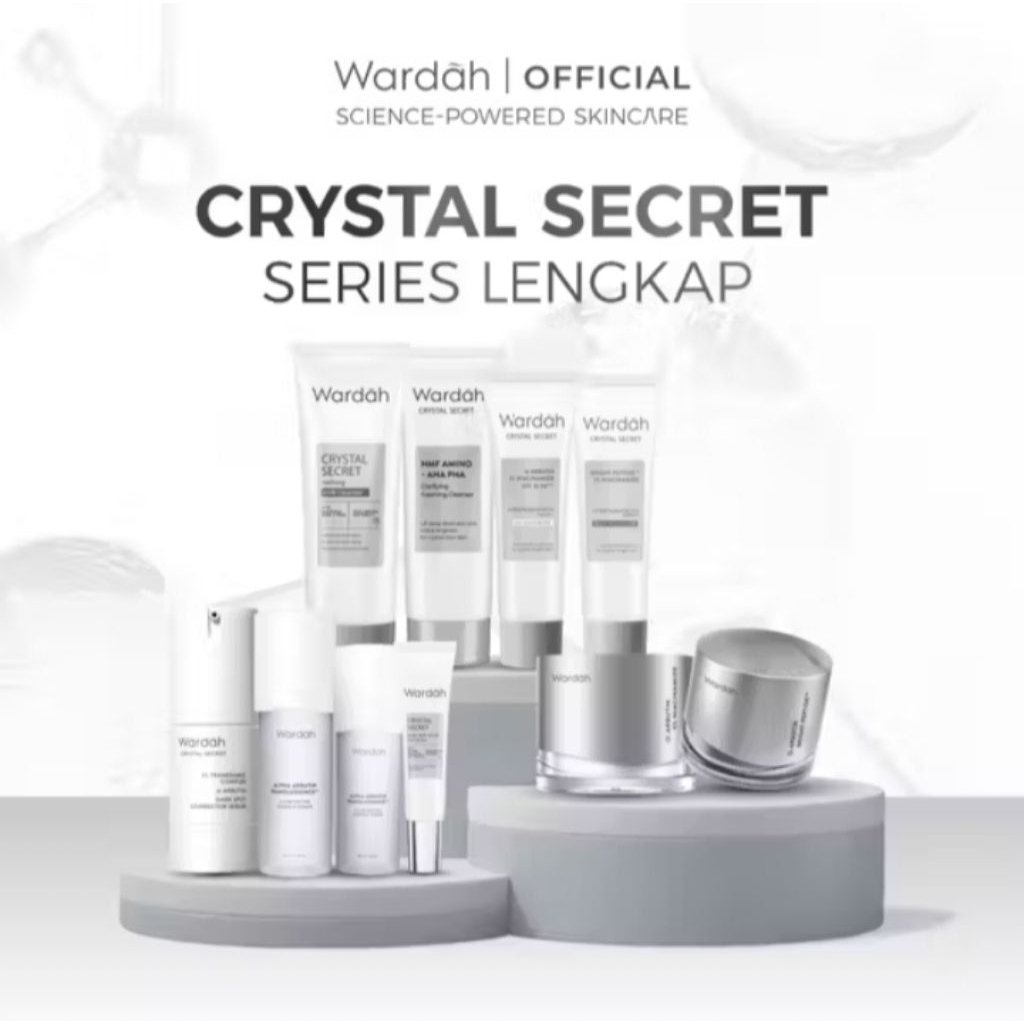 WARDAH Crystal Secret Series Lengkap - menyamarkan flek hitam