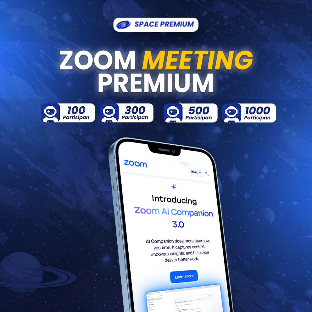 ZOOM PRO PREMIUM BULANAN FAST RESPONSE TERPERCAYA