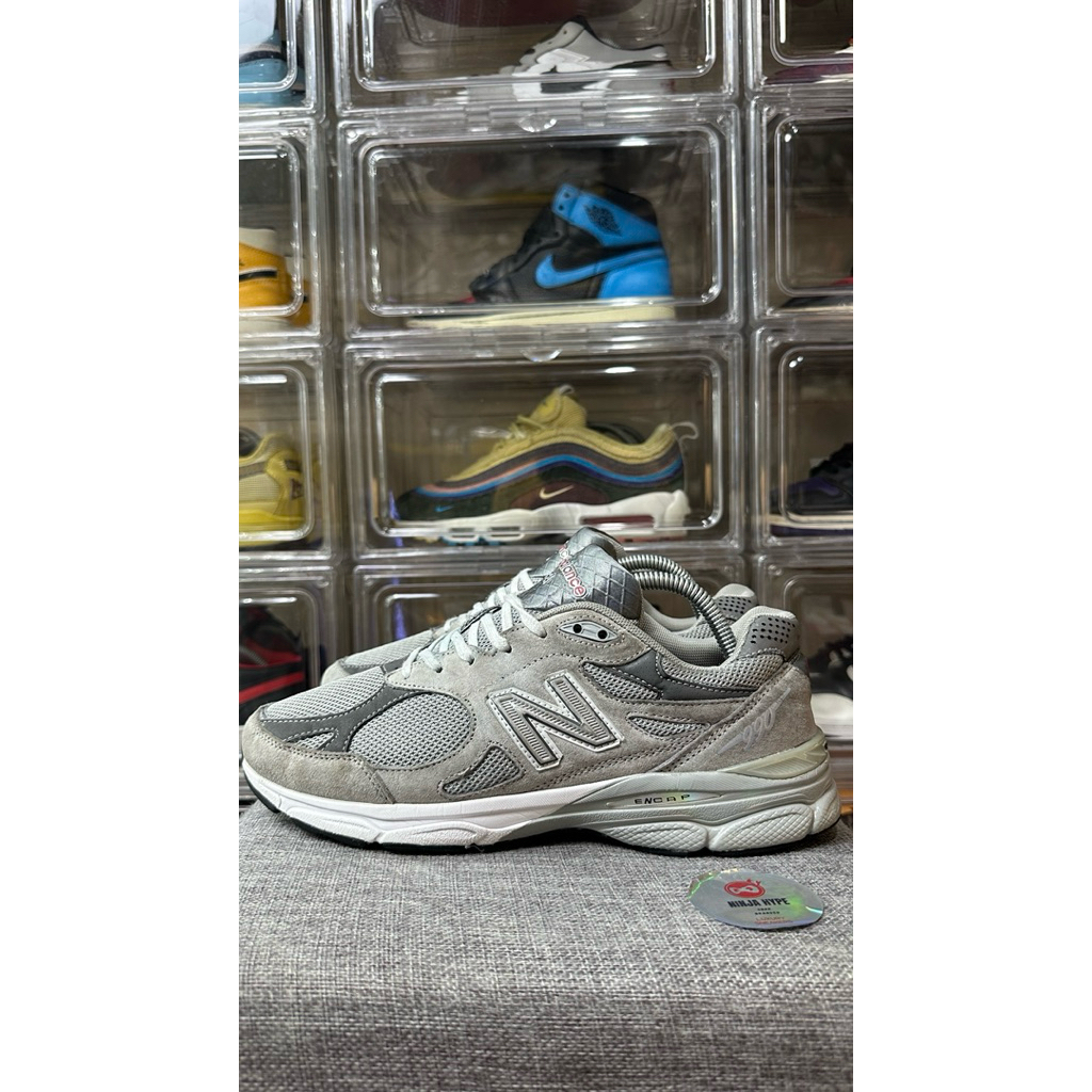 NEW BALANCE 990V3 MADE USA X GREY , NEW BALANCE 990 V3 , NEW BALANCE , NB 990 , SNEAKERS , SEPATU , 