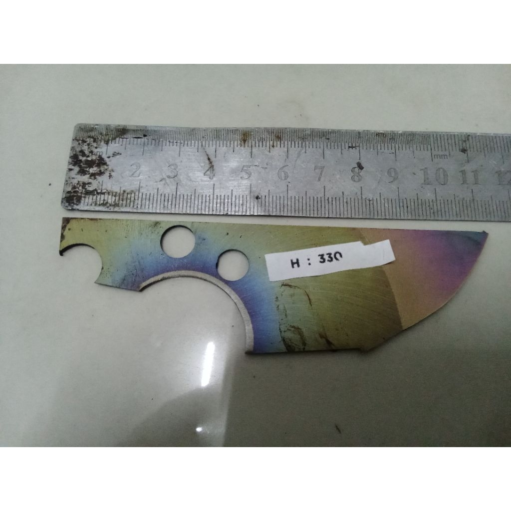 BAJA HSS DM05 Pelangi Original Bahan Pisau Dapur Iris Seset Raut Stek Okulasi Grafting Cangkok Mutik