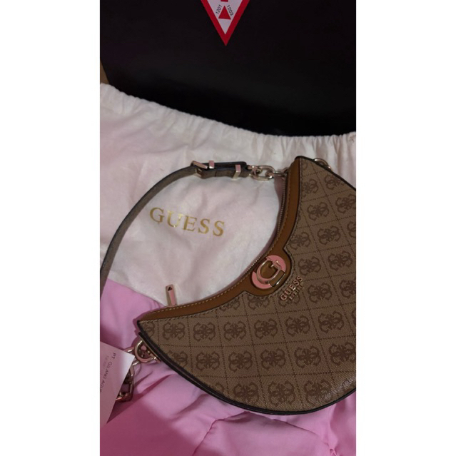 PRELOVED GUESS Orlina Half Moon Shoulder Bag