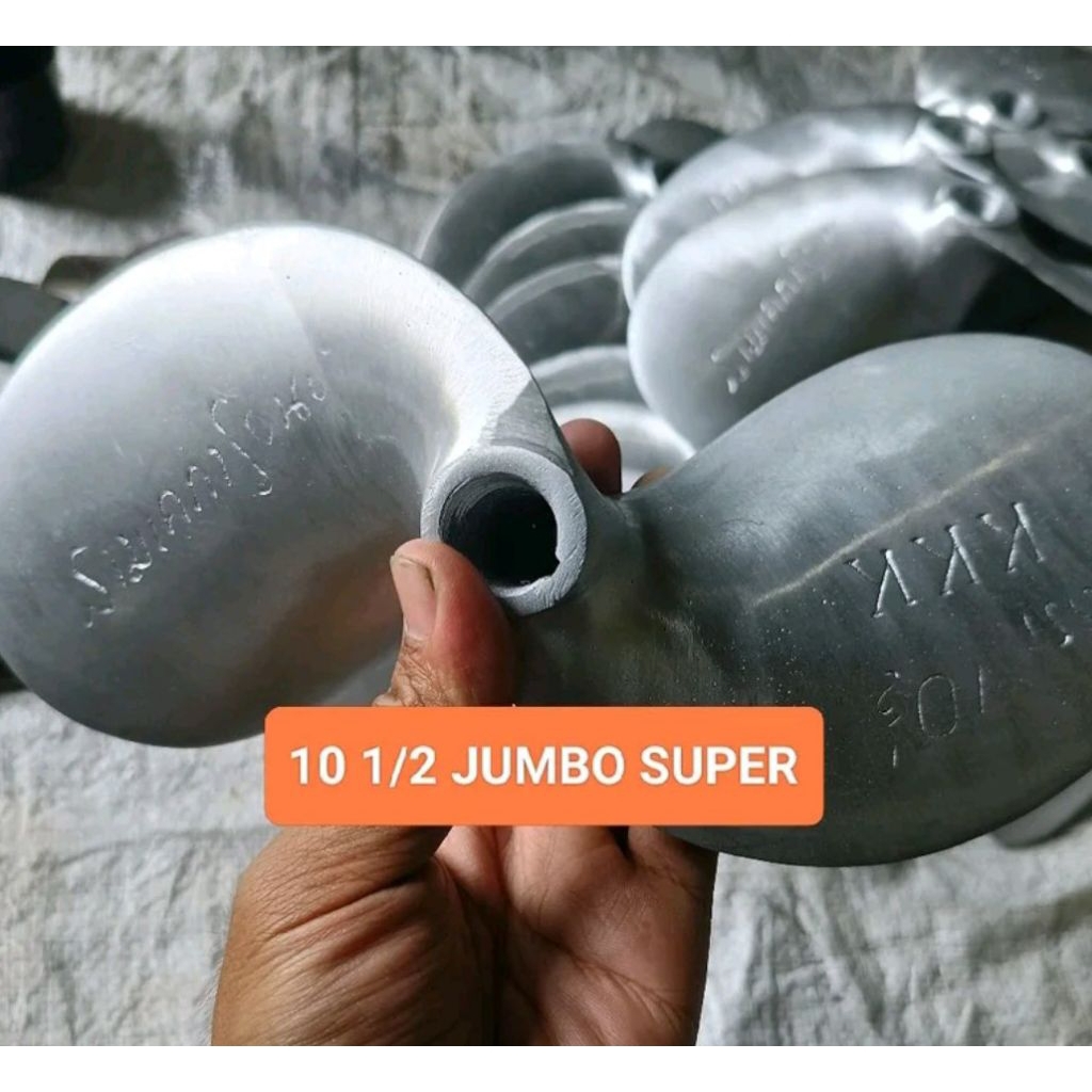 baling baling perahu nelayan daun dua ukuran 10.5 jumbo