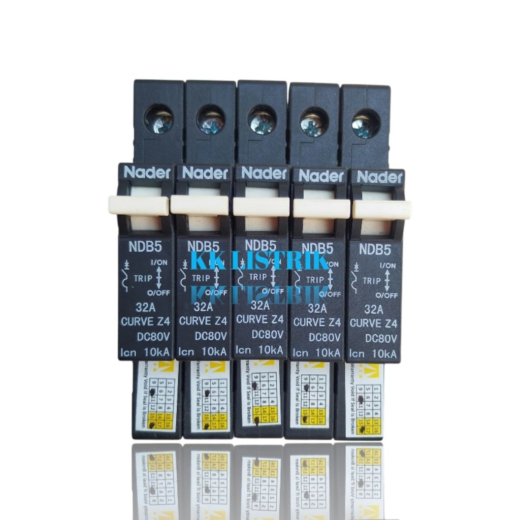 MCB DC NADER NDB5 32A DC 80V 10KA GRES