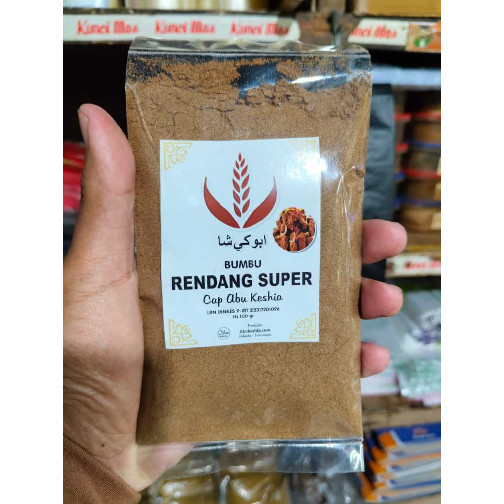 Bumbu Rendang 1kg Abu Keshia | Bumbu Rendang Bubuk Premium Asli Padang | Cocok Usaha & Rumahan