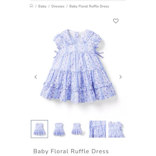 Janie and Jack Floral Ruffle Dresss