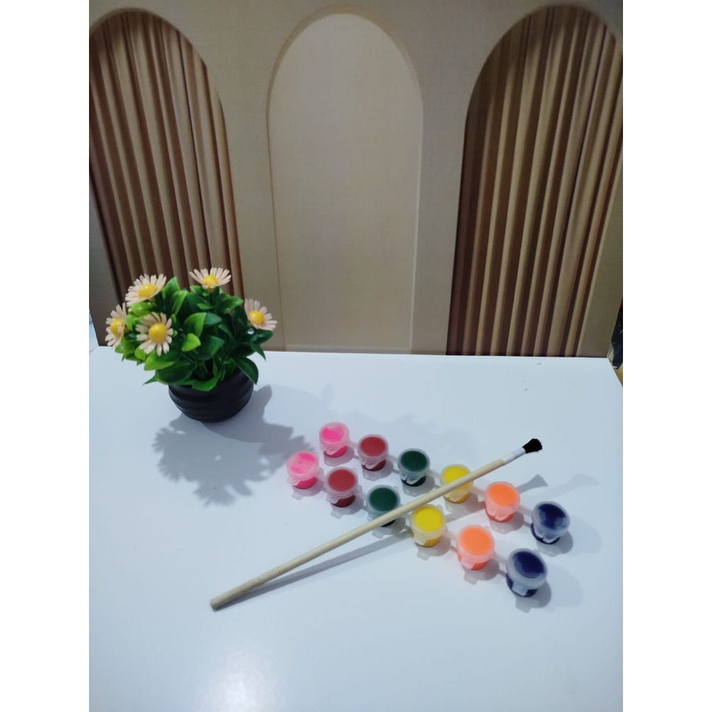 Cat Akrilik Satu Set Termurahhh Mewarnaii Lukisan