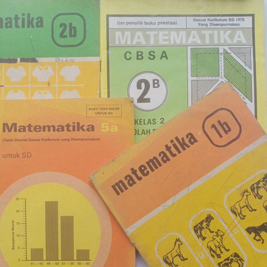 pelajaran matematika jadul - balai pustaka dll