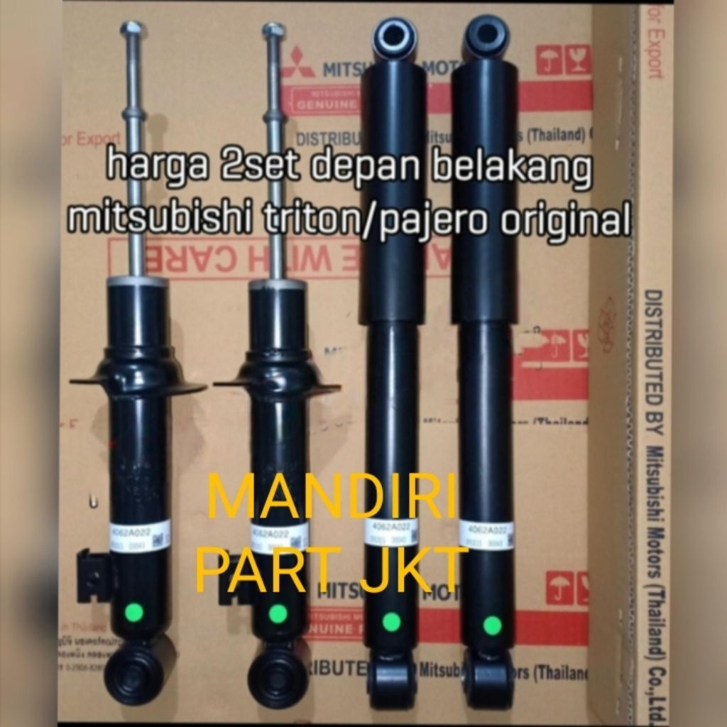 SHOCKBREAKER DEPAN BELAKANG UNTUK MOBIL MITSUBISHI PAJERO , TRITON ORI
