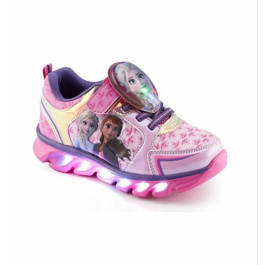 Sepatu anak LED Disney frozen Original