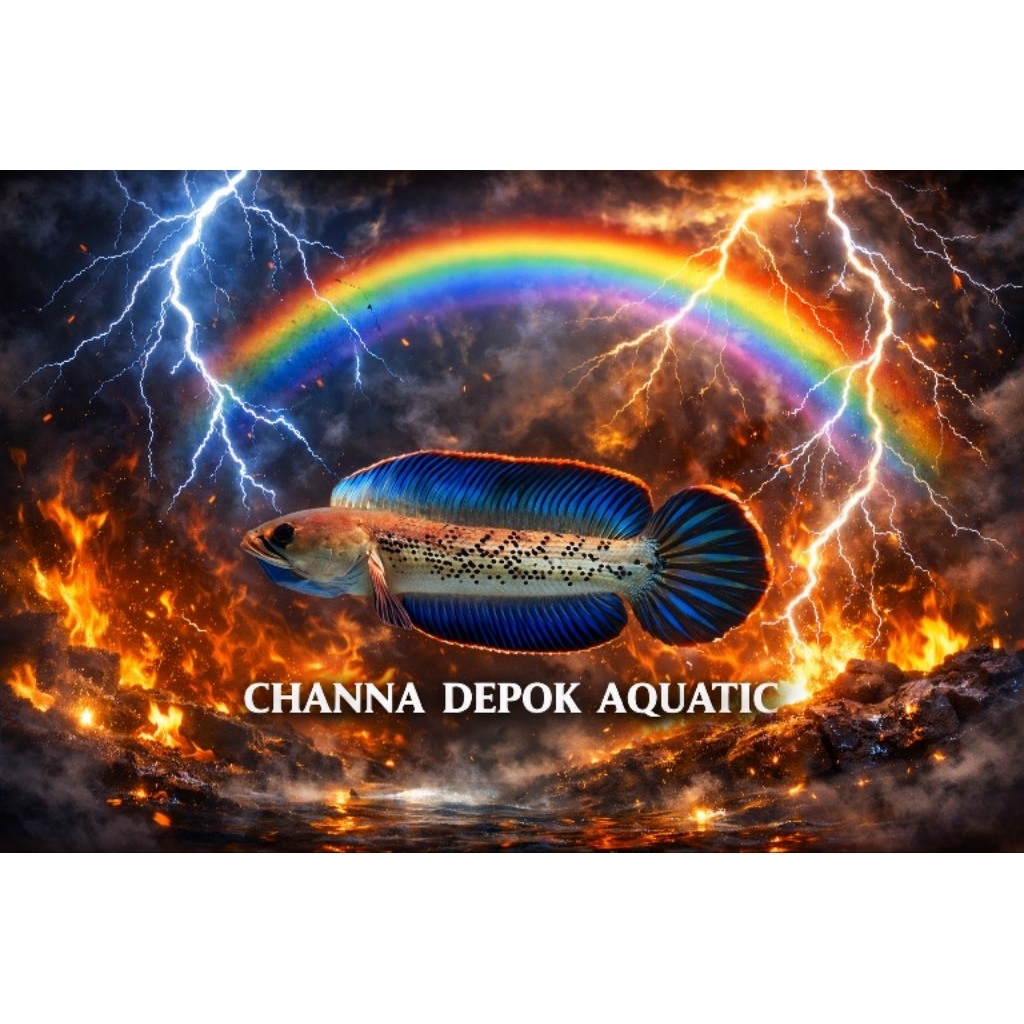 Stiker channa andrao pair size 10-13 cm