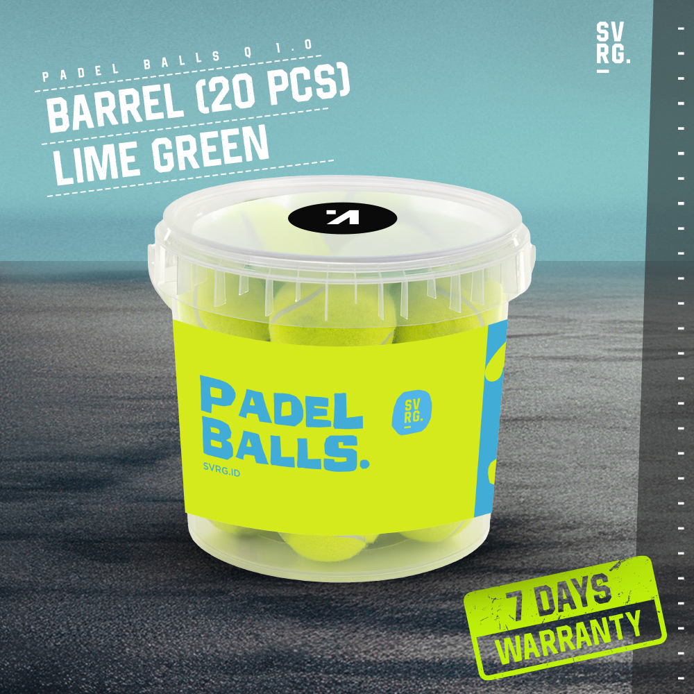 SVRG Padel Ball Q 1.0 - Bola Padel - Barrel & Box Package