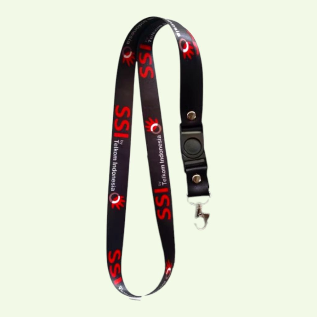 LANYARD SSI TELKOM INDONESIA TALI ID CARD SSI TELKOM INDONESIA HARGA GROSIR READY BANYAK