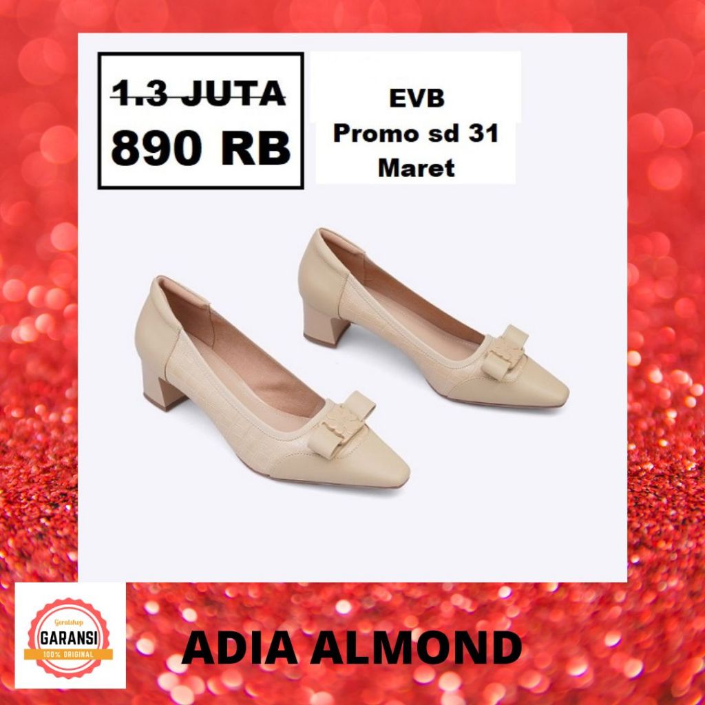 Sepatu heels wanita Evb seri ADIA SALE 100% ORI
