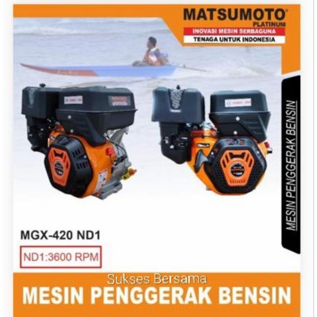 Engine / Mesin Penggerak Bensin Matsumoto MGX-420 ND1 (18PK)
