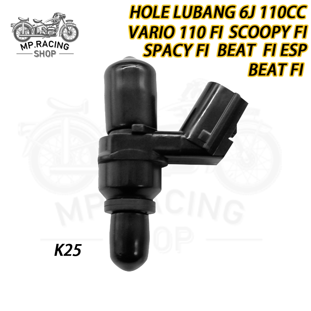 INJEKTOR INJECTOR FUEL BEAT FI K25 2013-2022, SCOOPY FI, SPACY FI, VARIO 110 FI, 6 Hole