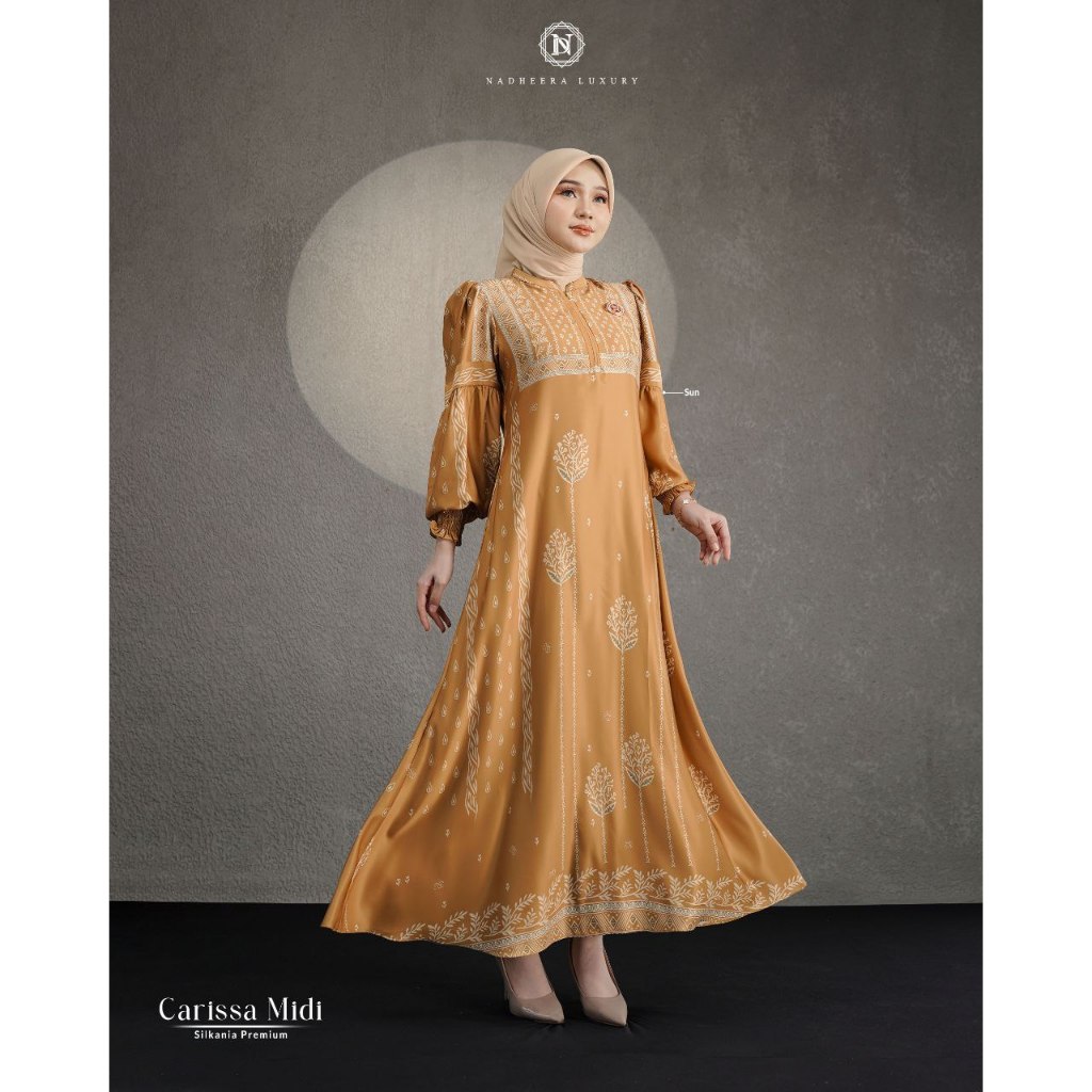 COD BUSANA MUSLIM CARISSA DRESS/MIDI SERIES BY NADHEERA ORI