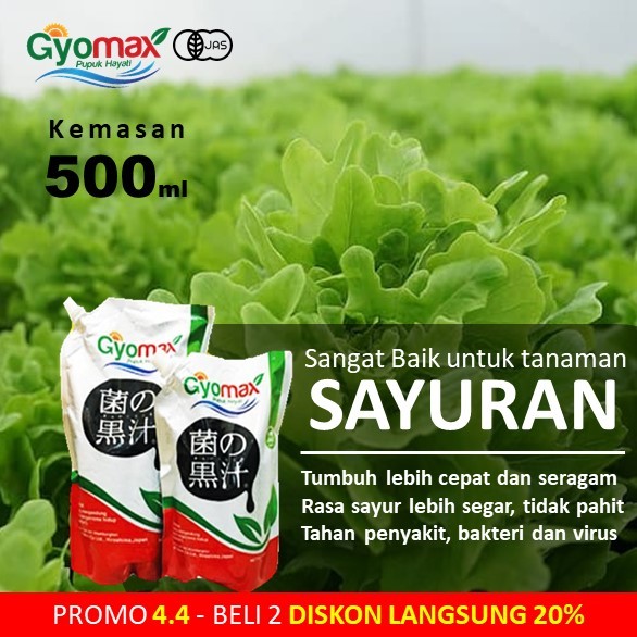 PUPUK HORTIKULTURA / SAYURAN - GYOMAX - 500 ML