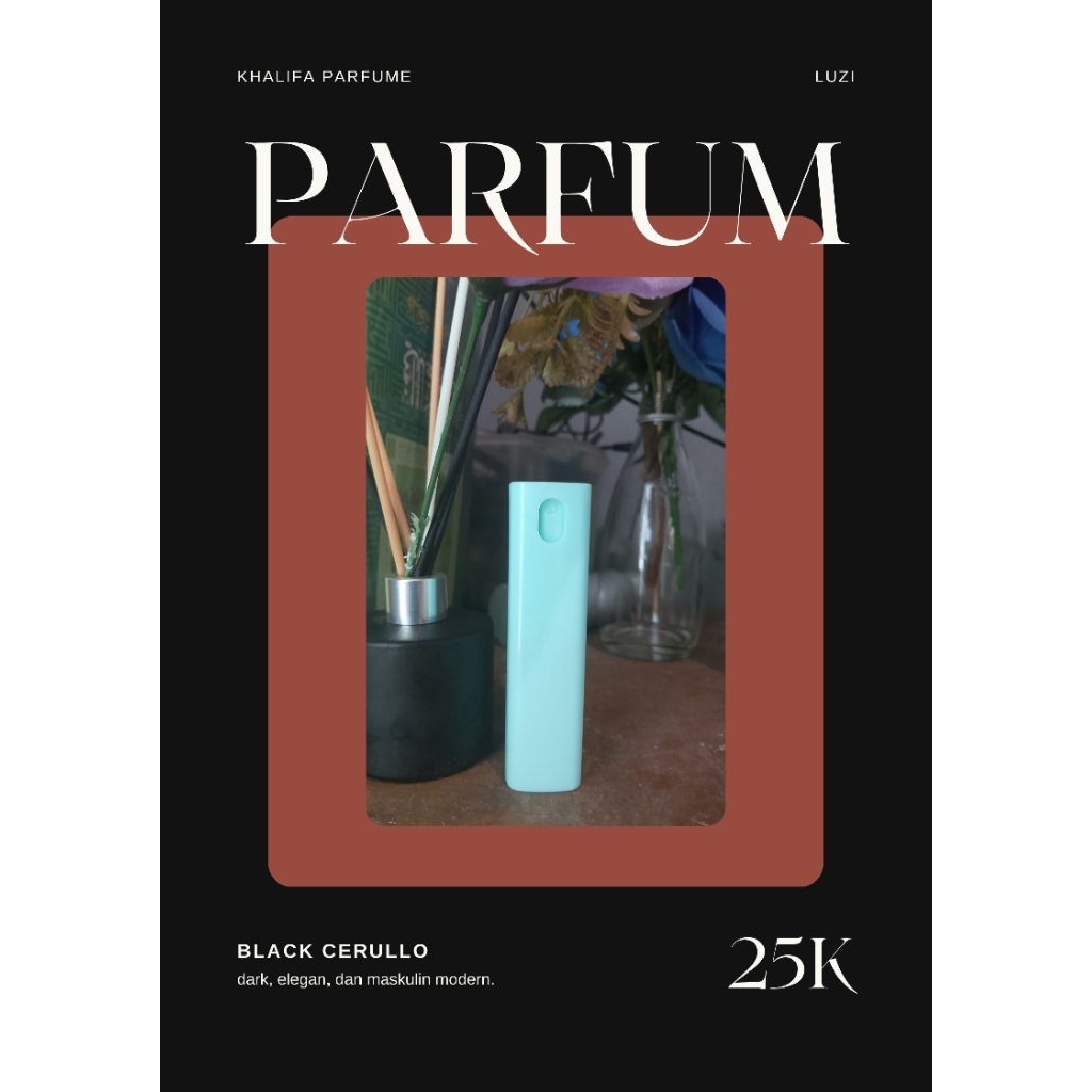 Parfum spray Black Cerullo (Cerutti 1881) by Luzi