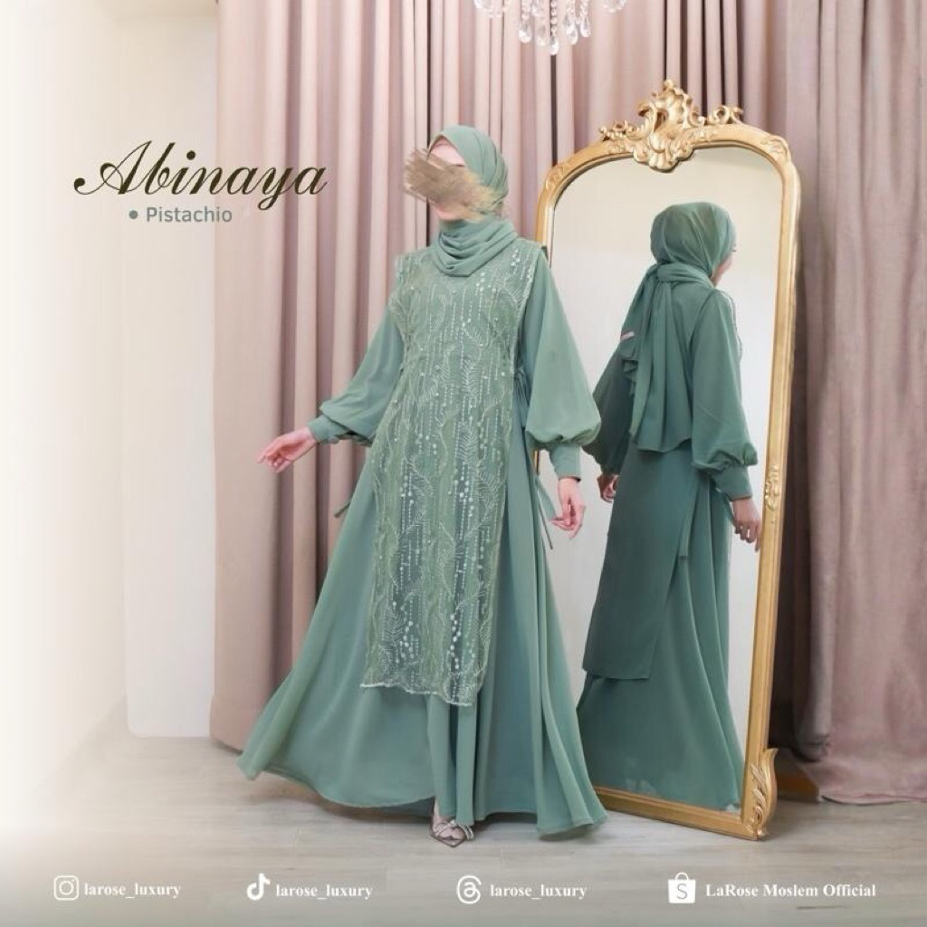 Larose luxury - dress kondangan simple elegan