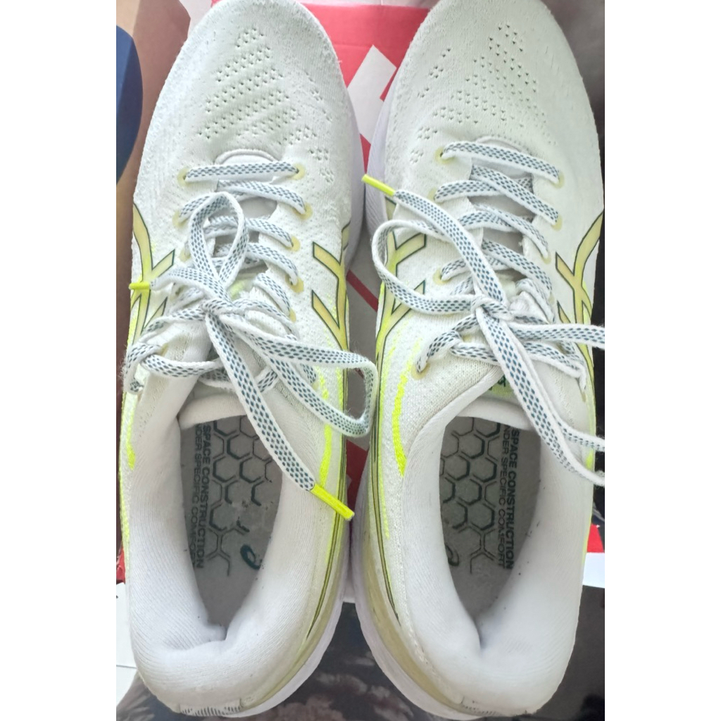 Preloved Asic Gel Kayano 29 White Velvet Pine W size 44 ve