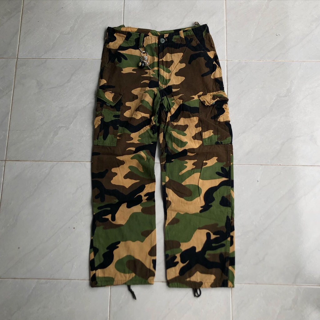 CARGO PANTS MILITARY CAMO