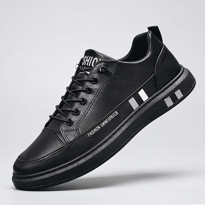 Sepatu Sekolah Nb Cowok Hitam Putih Sepatu Sneakers Pria Olahraga Black Sports Shoes