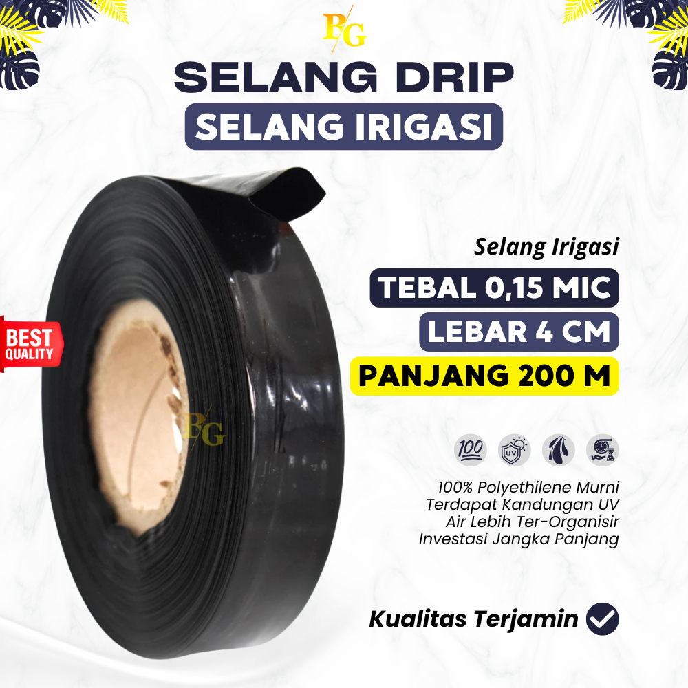 Selang Drip Irigasi 0.15 Mikron 200 Meter