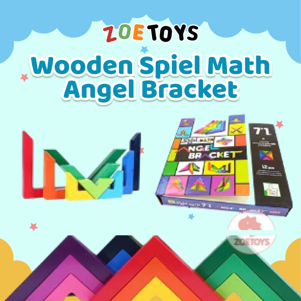 Zoetoys Triangle Bracket | mainan edukasi | mainan anak