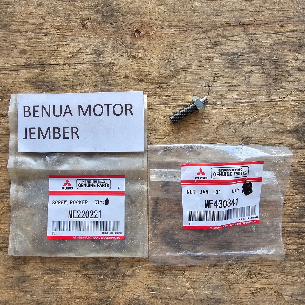 Baut Mur Setelan Klep PS100 PS120 Canter PS110 PS125 Original Asli KTB