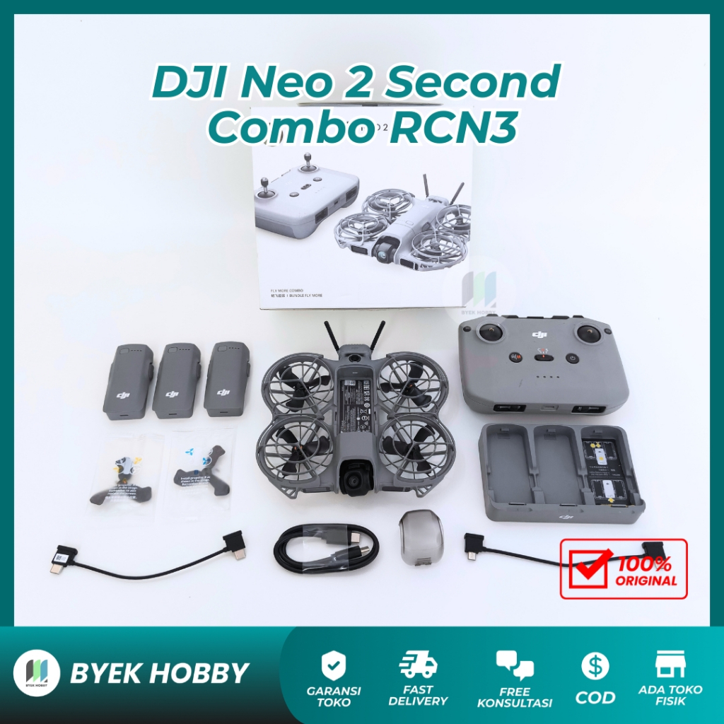 Original DJI Neo 2 Drone Second Fly More Combo With RCN3 / RC-N3 Digital Transceiver (Follow Me Came